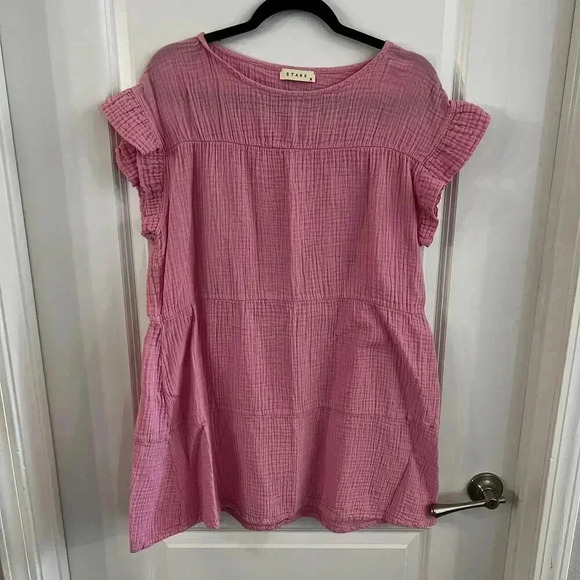 257 StarkX Pink Mini Dress Size Small - Picture 5 of 8